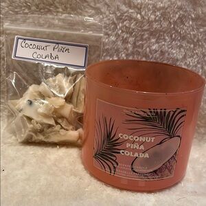 Bath and Body Works Coconut Pina Colada Leftover Wax Melts